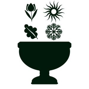 seasonal urn planting icon